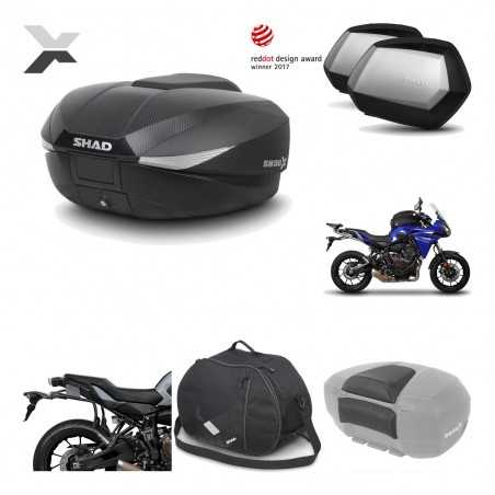 SHAD Maletas laterales + baul trasero herraje montaje accesorios 3p SH58X SC SH35 PREMIUM KIT-194166