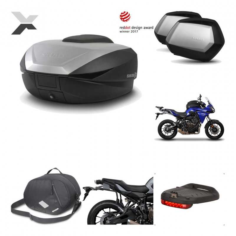 Lateral cases + back trunk + big top fitting + accessories + 3p hardware  SH59X 