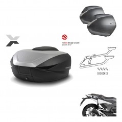 Lateral cases + back trunk + big top fitting + 3p hardware  SH59X ALU  SH36 SH 3