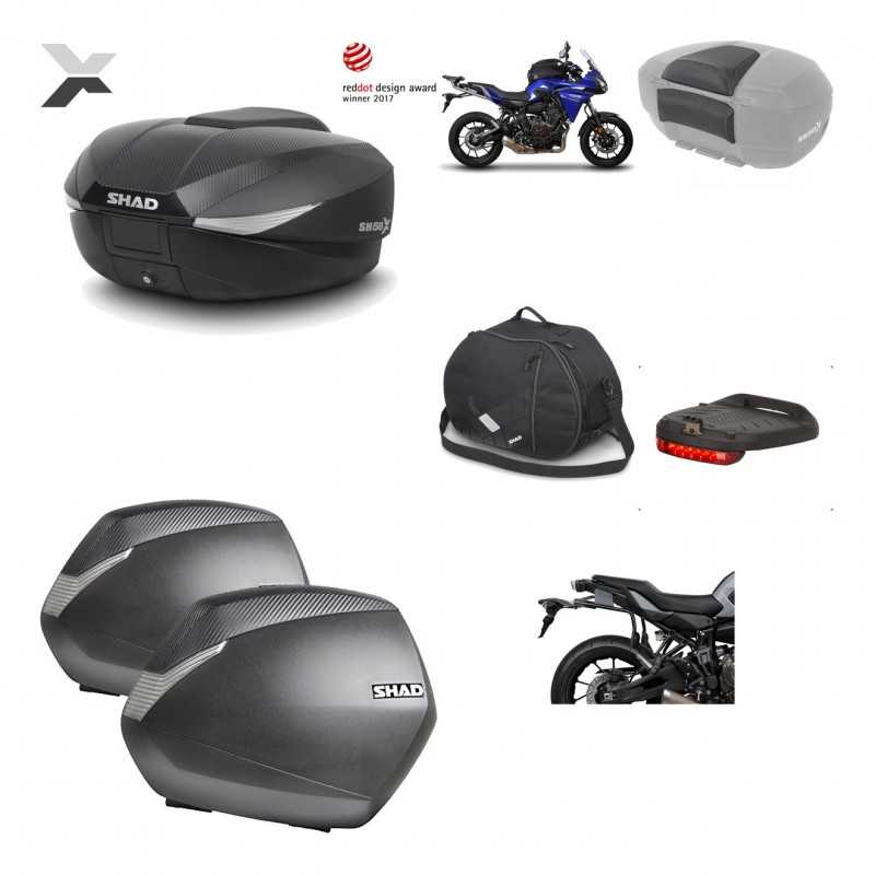 Lateral cases + back trunk + big top fitting + accessories + 3p hardware  SH58X 