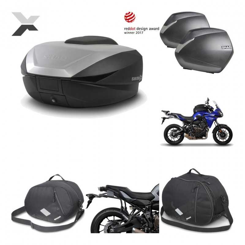 Lateral cases + back trunk + big top fitting + accessories + 3p hardware  SH59X 