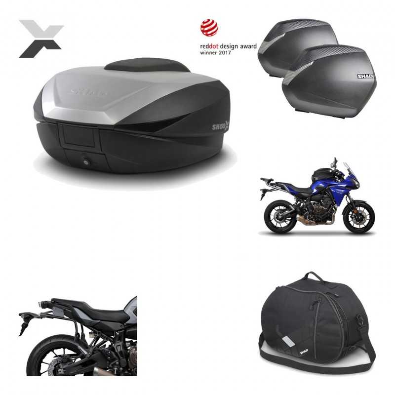 Lateral cases + back trunk + big top fitting + internal bag + 3p hardware  SH59X