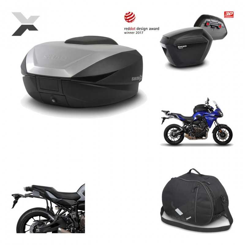 Lateral cases + back trunk + big top fitting + internal bag + 3p hardware  SH59X