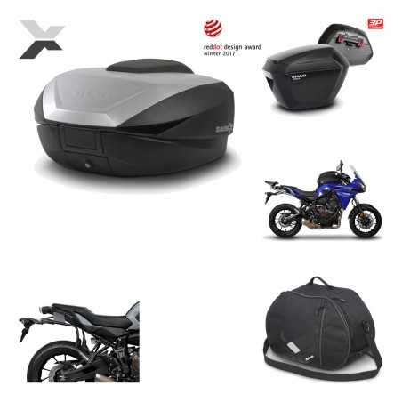 SHAD Maletas laterales + baul trasero herraje montaje bolsa interna 3p SH59X ALU SH23 KIT-194619