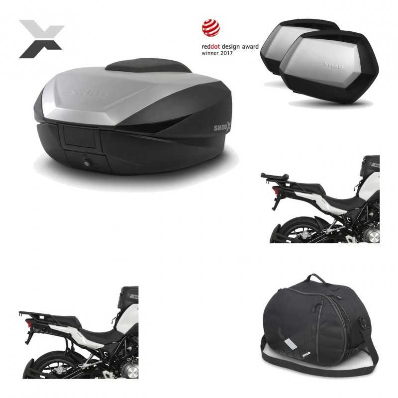 Lateral cases + back trunk + big top fitting + internal bag + 3p hardware  SH59X