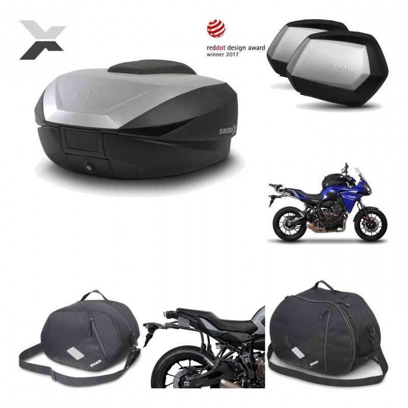 Lateral cases + back trunk + big top fitting + accessories + 3p hardware  SH59X 