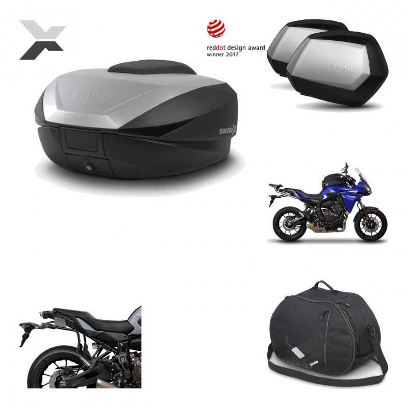 Lateral cases + back trunk + big top fitting + internal bag + 3p hardware  SH59X
