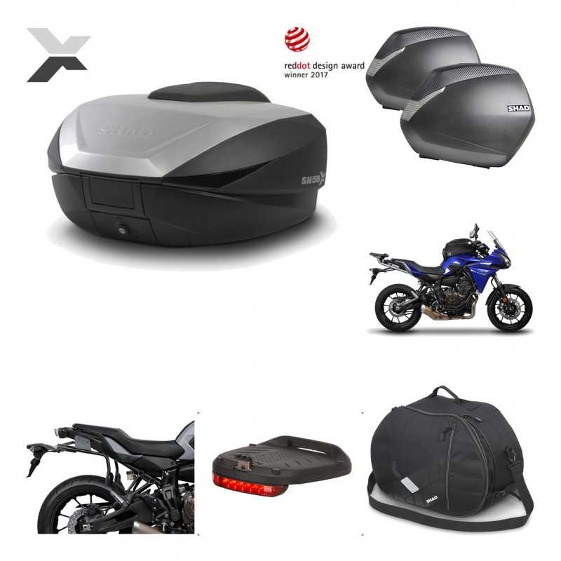 Lateral cases + back trunk + big top fitting + accessories + 3p hardware  SH59X 
