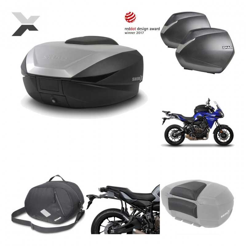 Lateral cases + back trunk + big top fitting + accessories + 3p hardware  SH59X 