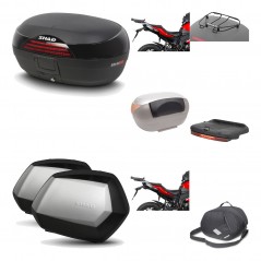SHAD Maletas laterales + baul trasero herraje montaje accesorios 3p SH46 SH 46 NEW MODEL SC SH35 PREMIUM KIT-194879