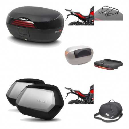 Lateral cases + back trunk + big top fitting + accessories + 3p hardware  SH46 S