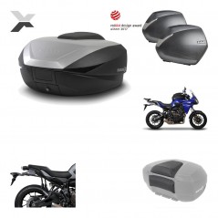 Lateral cases + back trunk + big top fitting + passenger support + 3p hardware  