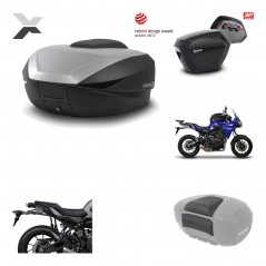 Lateral cases + back trunk + big top fitting + passenger support + 3p hardware  