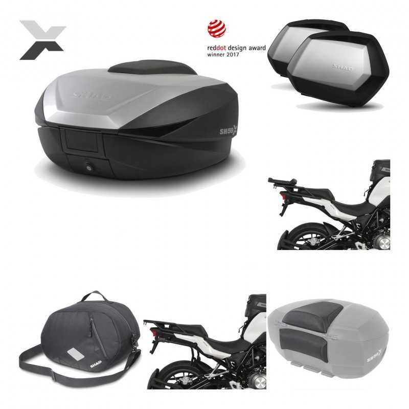 Lateral cases + back trunk + big top fitting + accessories + 3p hardware  SH59X 
