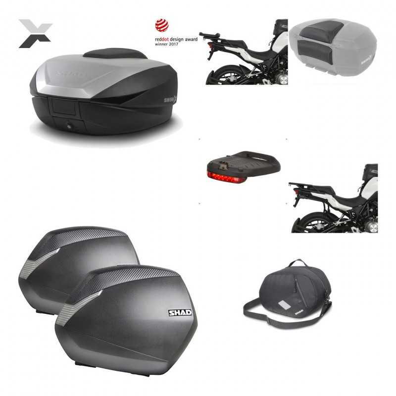 Lateral cases + back trunk + big top fitting + accessories + 3p hardware  SH59X 