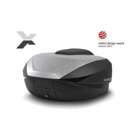 Lateral cases + back trunk + big top fitting + passenger support + 3p hardware  