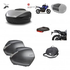 Lateral cases + back trunk + big top fitting + accessories + 3p hardware  SH59X 
