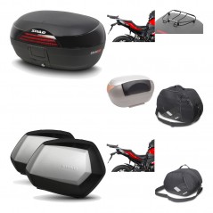 SHAD Maletas laterales + baul trasero herraje montaje accesorios 3p SH46 SH 46 NEW MODEL SC SH35 PREMIUM KIT-194885