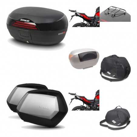 Lateral cases + back trunk + big top fitting + accessories + 3p hardware SH46 S