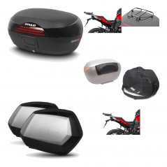 Lateral cases + back trunk + big top fitting + accessories + 3p hardware  SH46 S