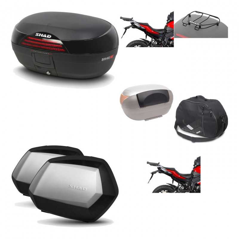 Lateral cases + back trunk + big top fitting + accessories + 3p hardware  SH46 S