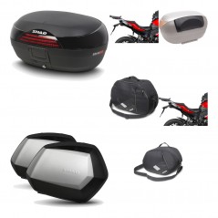 SHAD Maletas laterales + baul trasero herraje montaje accesorios 3p SH46 SH 46 NEW MODEL SC SH35 PREMIUM KIT-194837