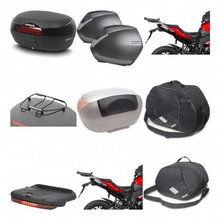 Lateral cases + back trunk + big top fitting + accessories + 3p hardware  SH46 S