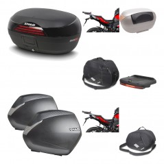 SHAD Maletas laterales + baul trasero herraje montaje accesorios 3p SH46 SH 46 NEW MODEL SH36 36 KIT-194839