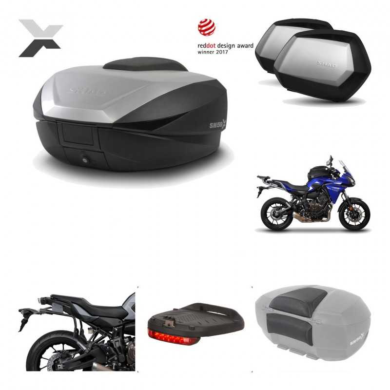 Lateral cases + back trunk + big top fitting + accessories + 3p hardware  SH59X 