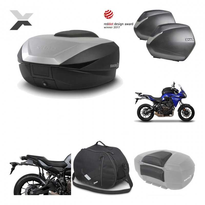 Lateral cases + back trunk + big top fitting + accessories + 3p hardware  SH59X 