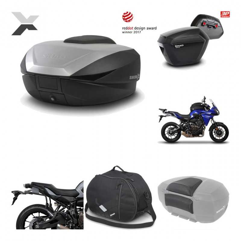 Lateral cases + back trunk + big top fitting + accessories + 3p hardware  SH59X 