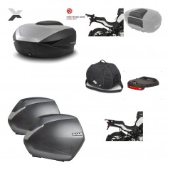 Lateral cases + back trunk + big top fitting + accessories + 3p hardware  SH59X 