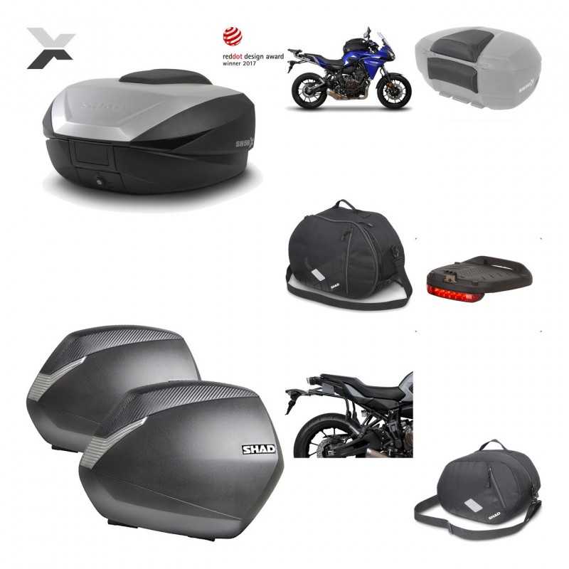 Lateral cases + back trunk + big top fitting + accessories + 3p hardware  SH59X 