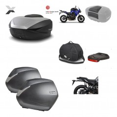 Lateral cases + back trunk + big top fitting + accessories + 3p hardware  SH59X 