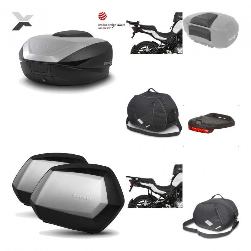 Lateral cases + back trunk + big top fitting + accessories + 3p hardware  SH59X 