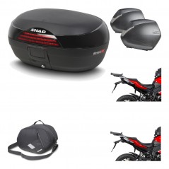 Lateral cases + back trunk + big top fitting + 3p hardware + internal bag  SH46 