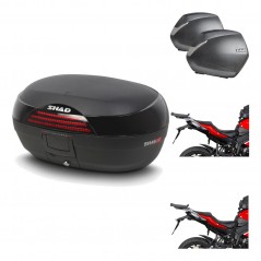 Lateral cases + back trunk + big top fitting + 3p hardware  SH46 SH 46 NEW MODEL