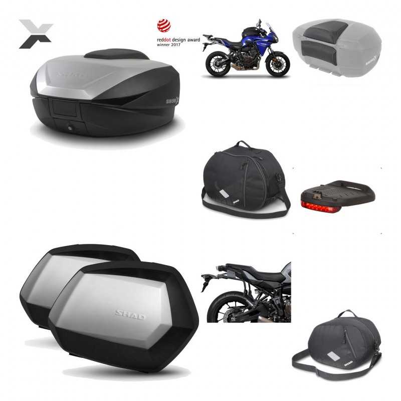 Lateral cases + back trunk + big top fitting + accessories + 3p hardware  SH59X 