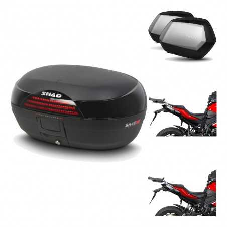 Lateral cases + back trunk + big top fitting + 3p hardware SH46 SH 46 NEW MODEL