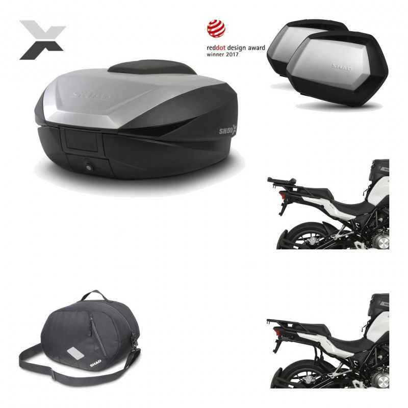 Lateral cases + back trunk + big top fitting + 3p hardware + internal bag  SH59X