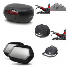 Lateral cases + back trunk + big top fitting + accessories + 3p hardware  SH46 S