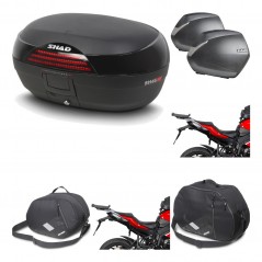 SHAD Maletas laterales + baul trasero herraje montaje accesorios 3p SH46 SH 46 NEW MODEL SH36 36 KIT-194809