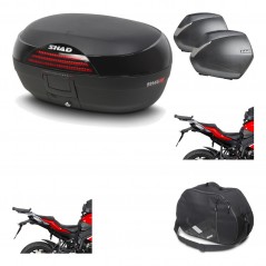 Lateral cases + back trunk + big top fitting + internal bag + 3p hardware  SH46 