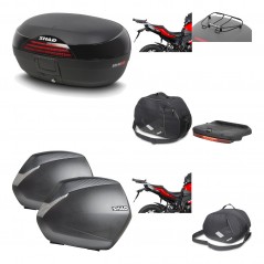 Lateral cases + back trunk + big top fitting + accessories + 3p hardware  SH46 S