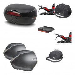 SHAD Maletas laterales + baul trasero herraje montaje accesorios 3p SH46 SH 46 NEW MODEL SH36 36 KIT-194815