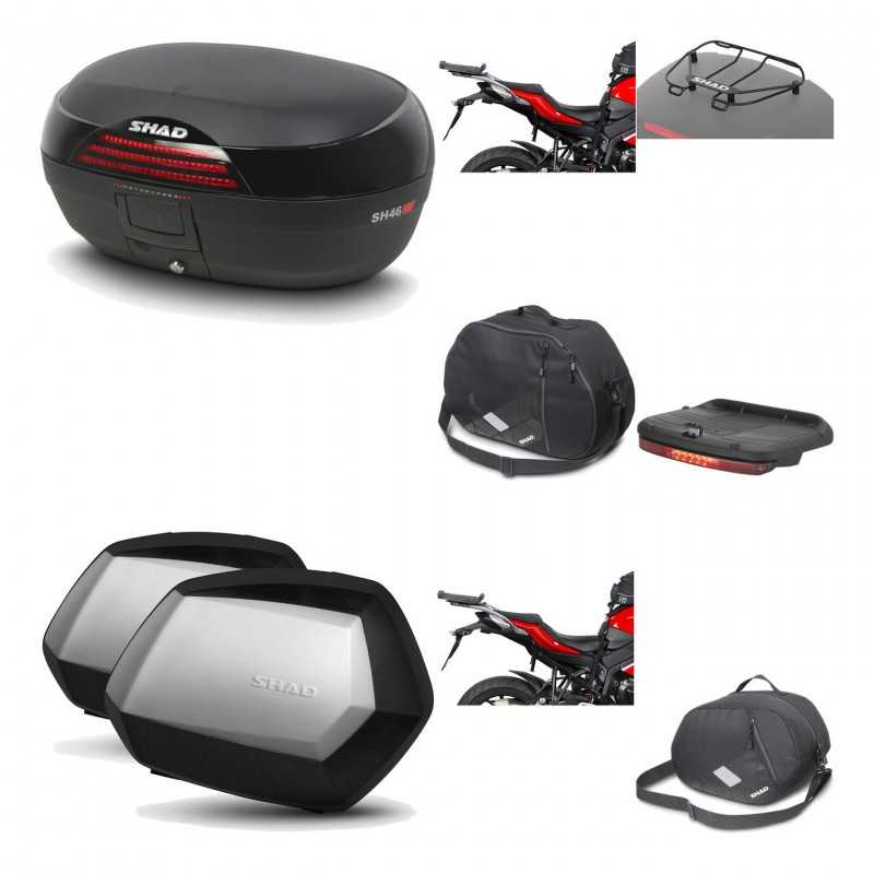 Lateral cases + back trunk + big top fitting + accessories + 3p hardware  SH46 S