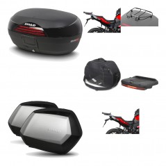 Lateral cases + back trunk + big top fitting + accessories + 3p hardware  SH46 S