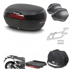 Lateral cases + back trunk + big top fitting + accessories + 3p hardware  SH46 S
