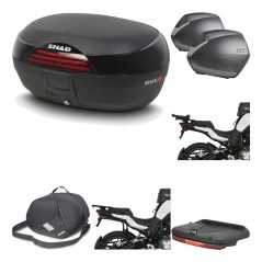 SHAD Maletas laterales + baul trasero herraje montaje accesorios 3p SH46 SH 46 NEW MODEL SH36 36 KIT-195571