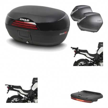 SHAD Maletas laterales + baul trasero herraje montaje luz de freno 3p SH46 SH 46 NEW MODEL SH36 36 KIT-195572
